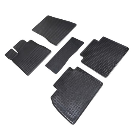 Rubber rugs ’grid’ for Mercedes-Benz S-Class W220, 1998-2005