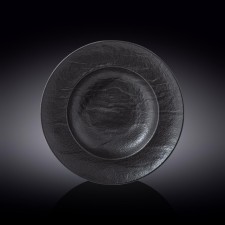 Deep plate Wilmax England Slate Stone, D = 28.5 cm, 500 ml, Black slate color