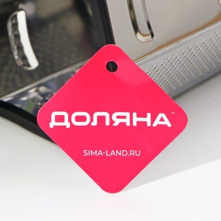Terka hexagonal share "Neo", 12.5 × 10.5 × 20.5 cm, rubberized bottom, black color, red-4