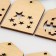 Set of tags "New Year" (6 pcs.) 1CT-4x5.5 cm