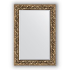 Mirror with fatset in the baguette frame - fresco 84 mm, 66 x 96 cm, evoForm