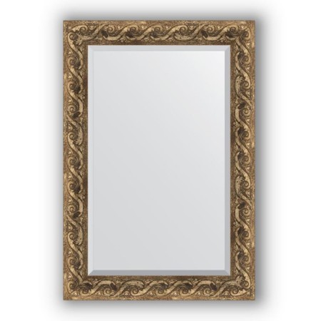 Mirror with fatset in the baguette frame - fresco 84 mm, 66 x 96 cm, evoForm