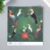 Scrapbooking paper bilateral "parrots, flamingos and zebra" density 180 g 15.5x17 cm