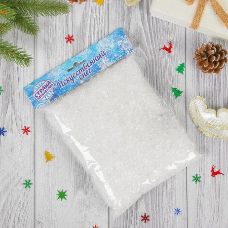 Artificial snow, 100 g, transparent