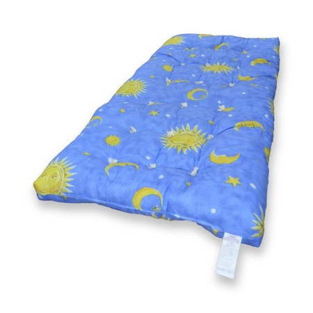 Cotton mattress, size 60x140 cm, mix color, microfiber-1