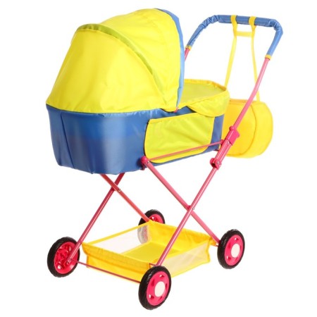 Stroller Puppet No. 4, blue-yellow color-2