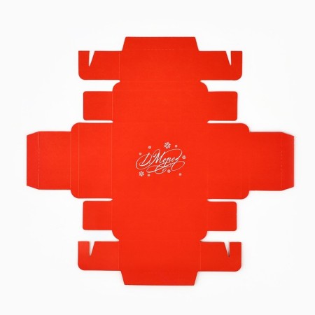 Folding box with a plastic lid "New Year's delivery", 11.5 x 9 x 4 cm, New Year-6