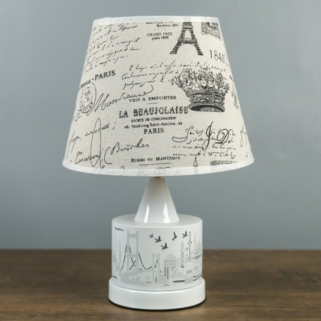 Desktop lamp E27 25W "City" bottom backlight 27x27x39.5 cm