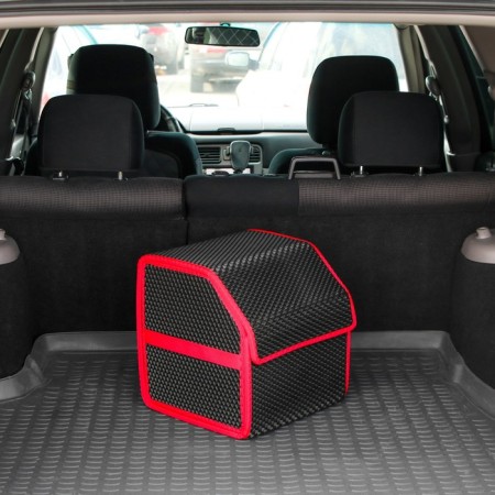 Organizer COFR in the trunk of a car, bag, EVA material, 30 cm, red kant-2