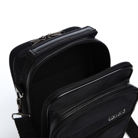 Male bag, black color-4