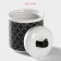 Sugar with a lid of the Morocco shares, 150 ml, black color