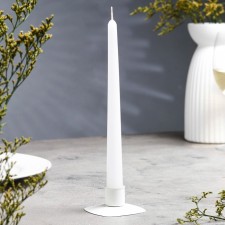 Antique candle, 2.3x 24.5 cm, 5 hours, 55 g, white