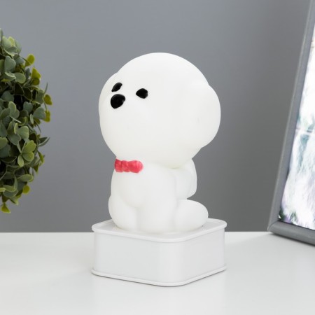 Night "Dog" LED from USB/batteries 4haa white 11.5x11x19 cm Risalux