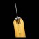 Suspension lamp ST LUCE. SL1145.193.01. Callana. 1x60 watts, E27, 10x10x50 cm, chromium color