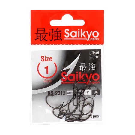 Hooks Saikyo BS-2312 BN No. 1, 10 pcs