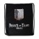A bag for shoes 490 x 410 mm, with a loop, Hatber "Attack of titans" black NMN_14079