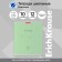 Notebook of 12 sheets in the Erichkrause Class "Classic", cover coated cardboard, offset block, green
