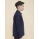 Polo for a boy with a long sleeve Pelican, height 128 cm, dark blue color