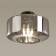 Binga chandelier, 1x60W E27, black color, IP20