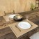 PLAISMAT "CONTA", size 35x50 cm, mustard color