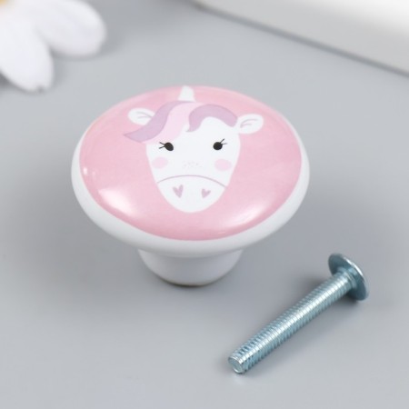 Pen for the casket ceramics, metal "Unicorn" 3.8x3.8x2.8 cm-1