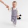 Combine Children's Knitted Minaku, height 92-98, gray-blue color