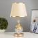 Hellin's table lamp "Adeline" E27 40W gold 27.5x27.5x44.5 cm
