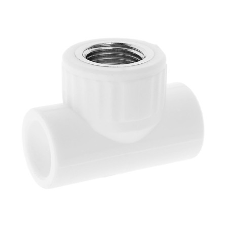 Combined tee valfex, polypropylene, 20 mm x 1/2 "x 20 mm, internal thread