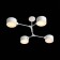 Ceiling EVOLUCE lamp. Sle183502-04. Gemento. 4x60 W, E14, 68x71.5x32 cm, white color