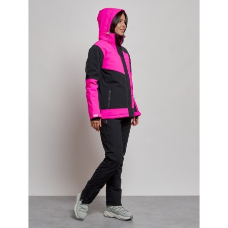 Ski suit female winter, size 46, pink color-6