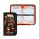 Penal 1 section 115 x 190 mm, Hatber "Robo", laminated cardboard, black/orange npn_43026