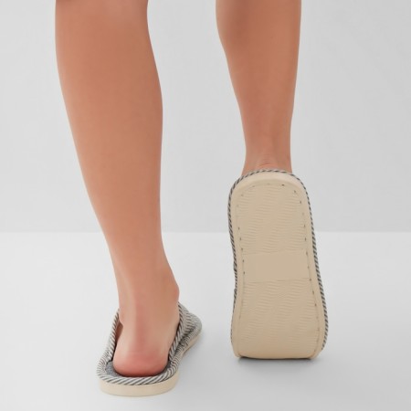 Women's slippers, size 40-41, gray color-3