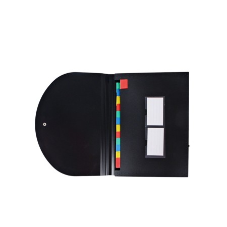 Folder 12 departments, A4, with color separators, black-4