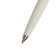Gift handle ball in the leatherette case, automatic, white housing, silver