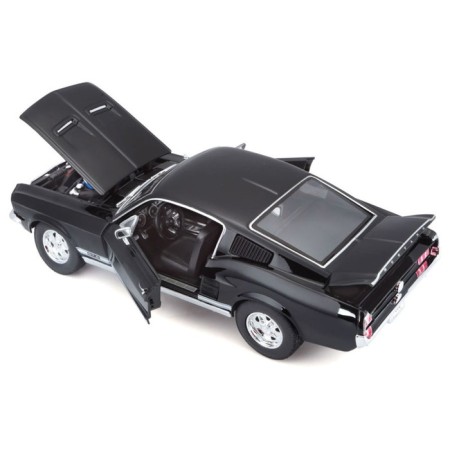 MASTO DIE-CAST 1967 Ford Mustang Fastback, 1:18, the color is dark green-7