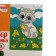 Picture on numbers for children "Rucot in a clearing", 21 x 15 cm