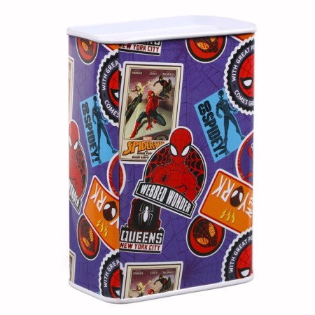 Metal piggy bank, 4.8 cm x 7.8 cm x 10.8 cm "Super-Men", Spider-Man.-1