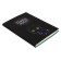 Note book A5, 128 sheets in the CTI CITS, Integral cover, matte lamination, lamination "SOFT-Tach", stamping with foil "Holography", block 70 g/m2