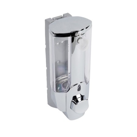 Axentia dispenser for liquid soap and shampoo wall silver, volume 380 ml, 19 cm-2