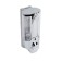 Axentia dispenser for liquid soap and shampoo wall silver, volume 380 ml, 19 cm