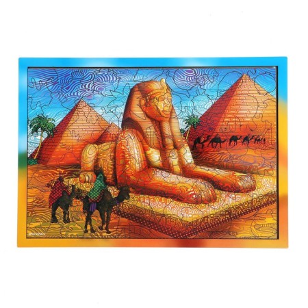 Wooden puzzle "Egyptian Sphinx" with a prediction-2