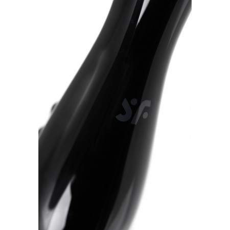Bilateral phallimitator Satiffyer Dazzling Crystal 1, 18.5 cm, glass, black color-4