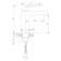 Rossinka RS33-11U washbasin mixer, one-handed, monolithic, chromium color
