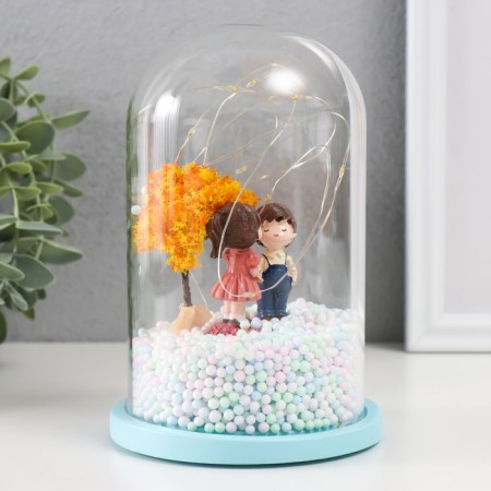 Souvenir plastic light "Kiss of couple" MIX 11x11x16 cm-3