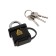 The castle is hung, 30 mm, moisture -proof, short handle, 3 keys