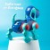 IQ DOG robot pillbox, sings, works, works from batteries, blue color