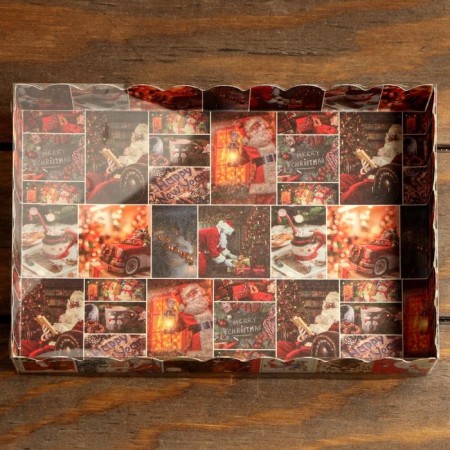 Santa cookie box, 22 x 15 x 3 cm-2