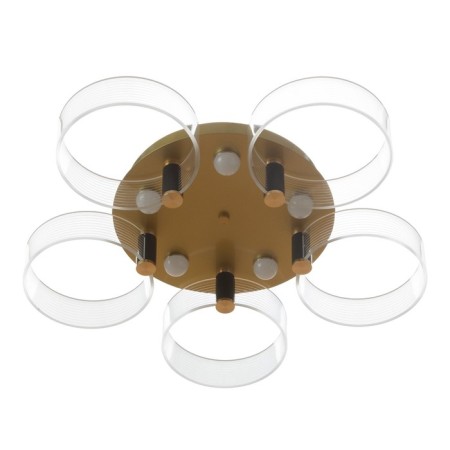 Kvorum chandelier LED 48W 3000-6000K gold 50x50x10cm