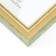 Photo frame plastic 20x25 cm "Enigma" gold with double gray-green oyubvodka 28.5x23.5 cm