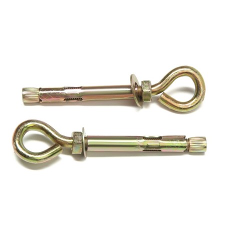 Anchor bolt, with a ring, galvanized, 10x70 mm, 50 pcs-1